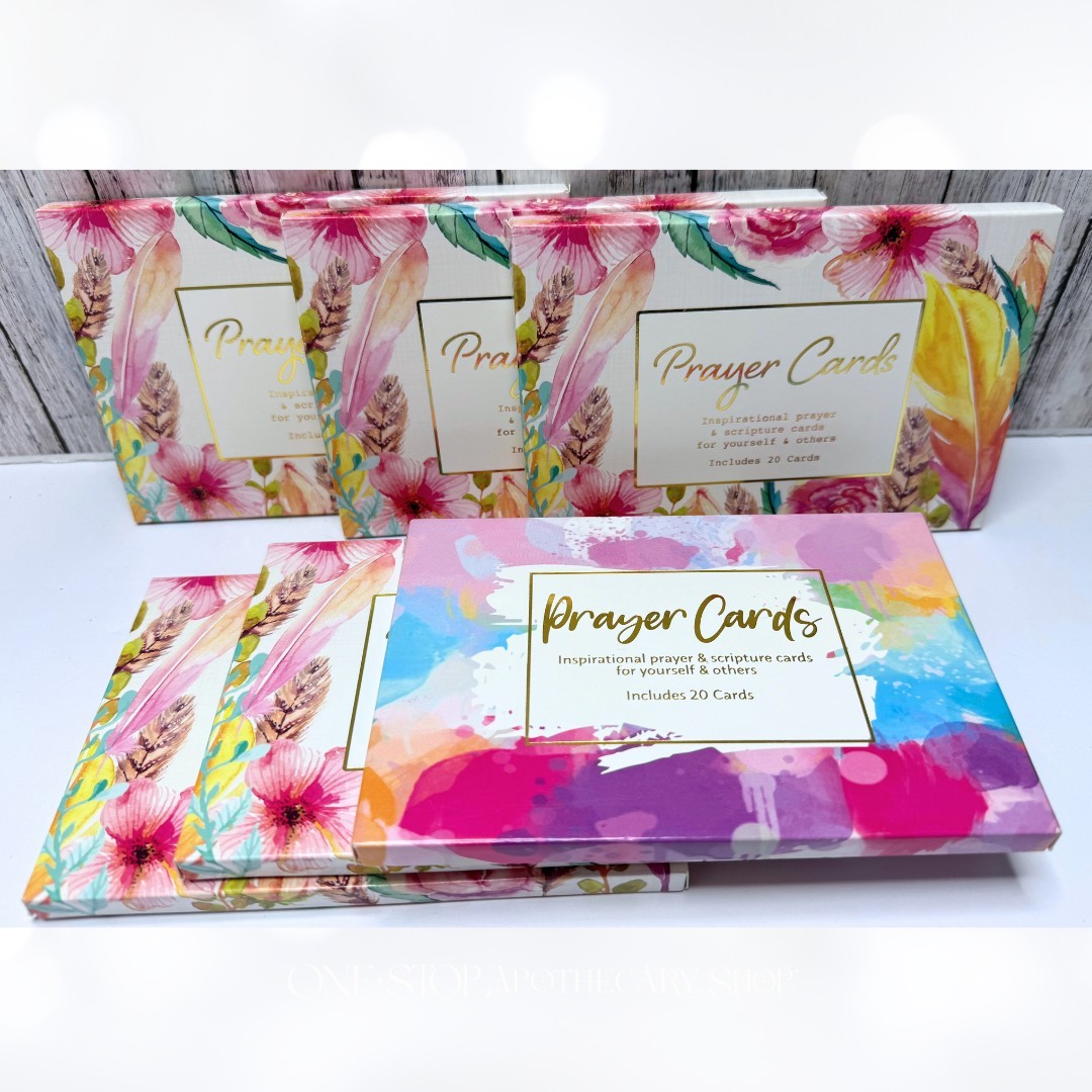 Crown Jewelz PRAYER CARDS Religious Scriptures Bible Journaling Lot of 6