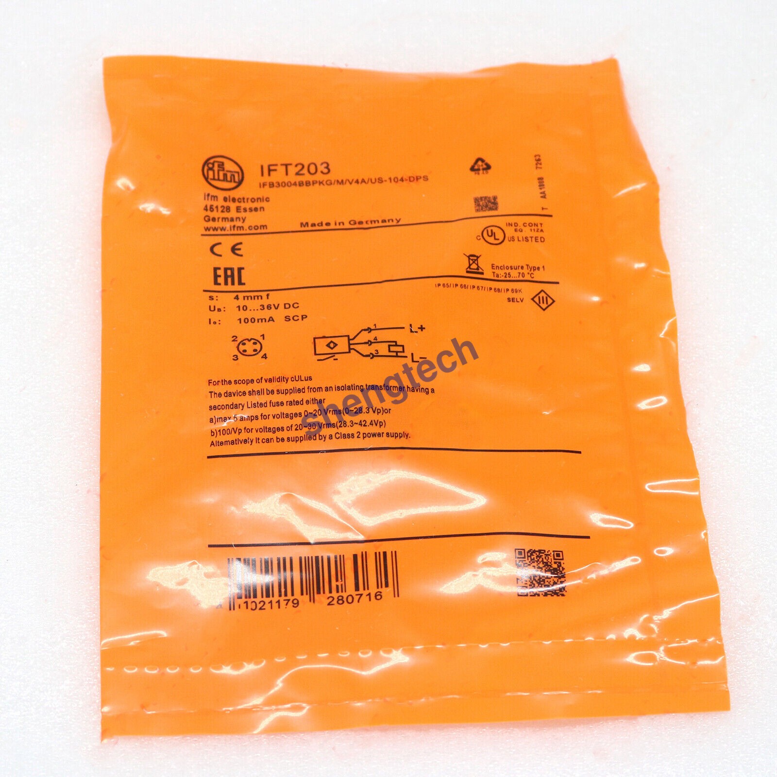 1PC New IFM IFT203 Proximity Switch Free Shipping