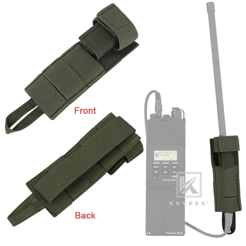 KRYDEX Radio Antenna Relocator Tactical Antenna Retention Tool MOLLE Strap RG