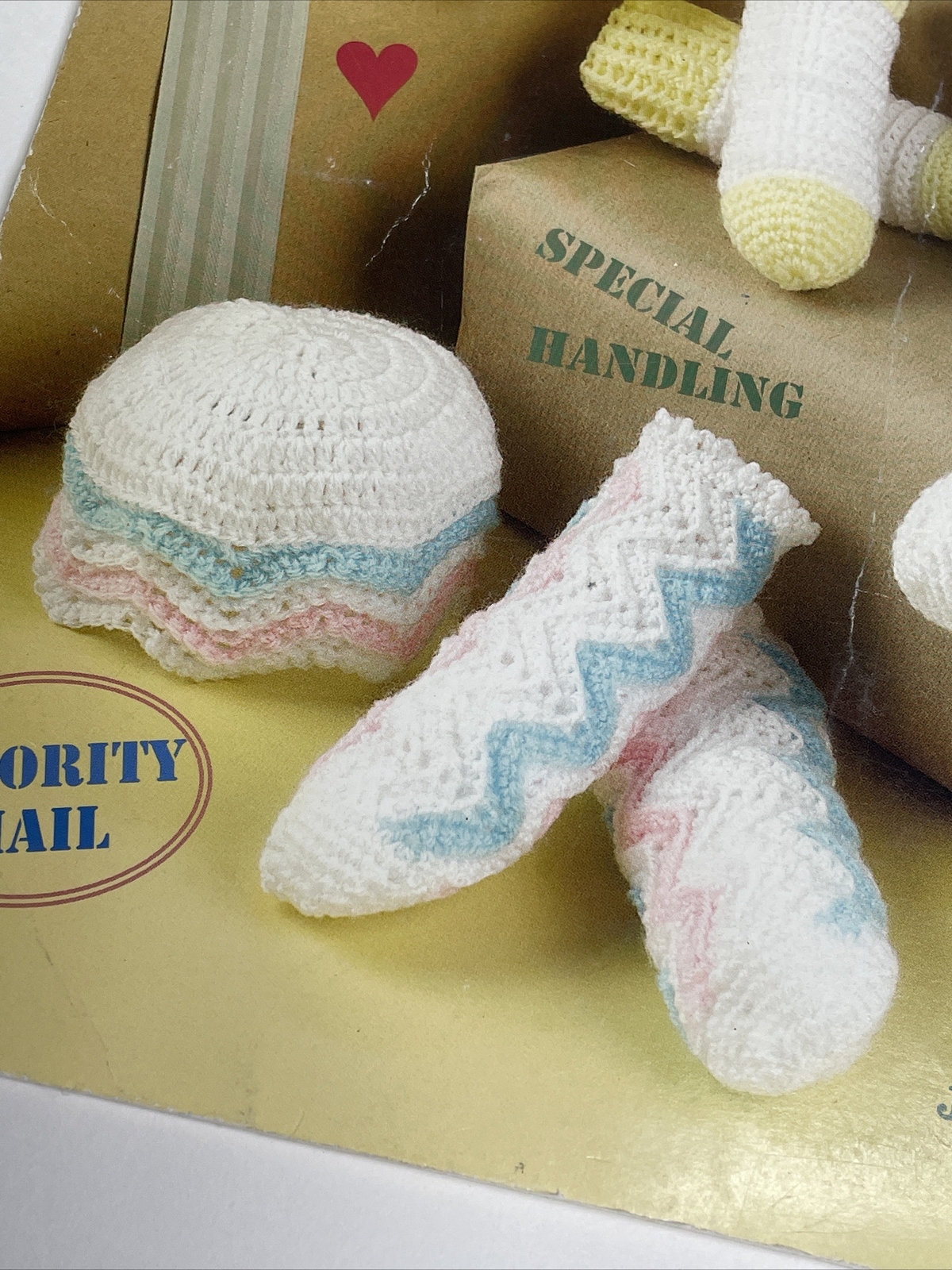 ASN Special Delivery Baby Hats Socks Crochet Pattern