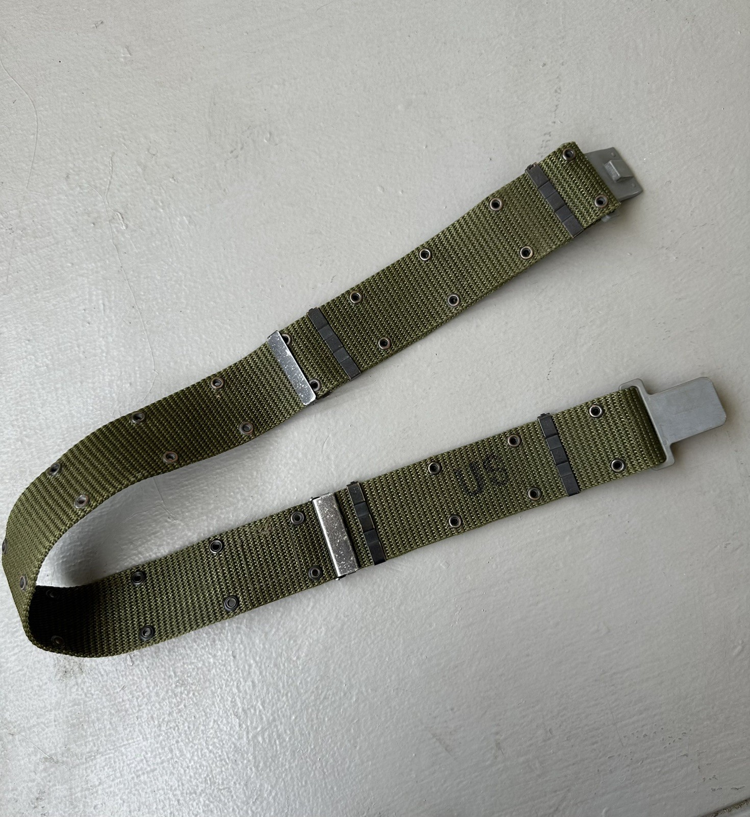 USGI ALICE LC-2 Web Belt LARGE Gray Quick Release Buckle Olive Drab