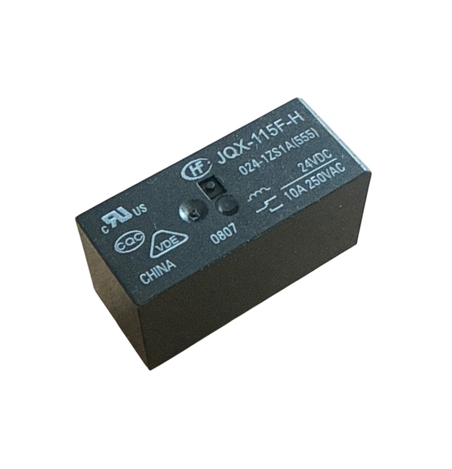 HONG JQX-115F-H-024-1ZS1A(555) JQX-115F-H 024-1ZS1A(555) RELAY /90 DAYS WARRANTY