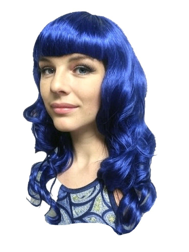 Katy Perry Costume California Girls Candyland Blue Wig Hairpiece