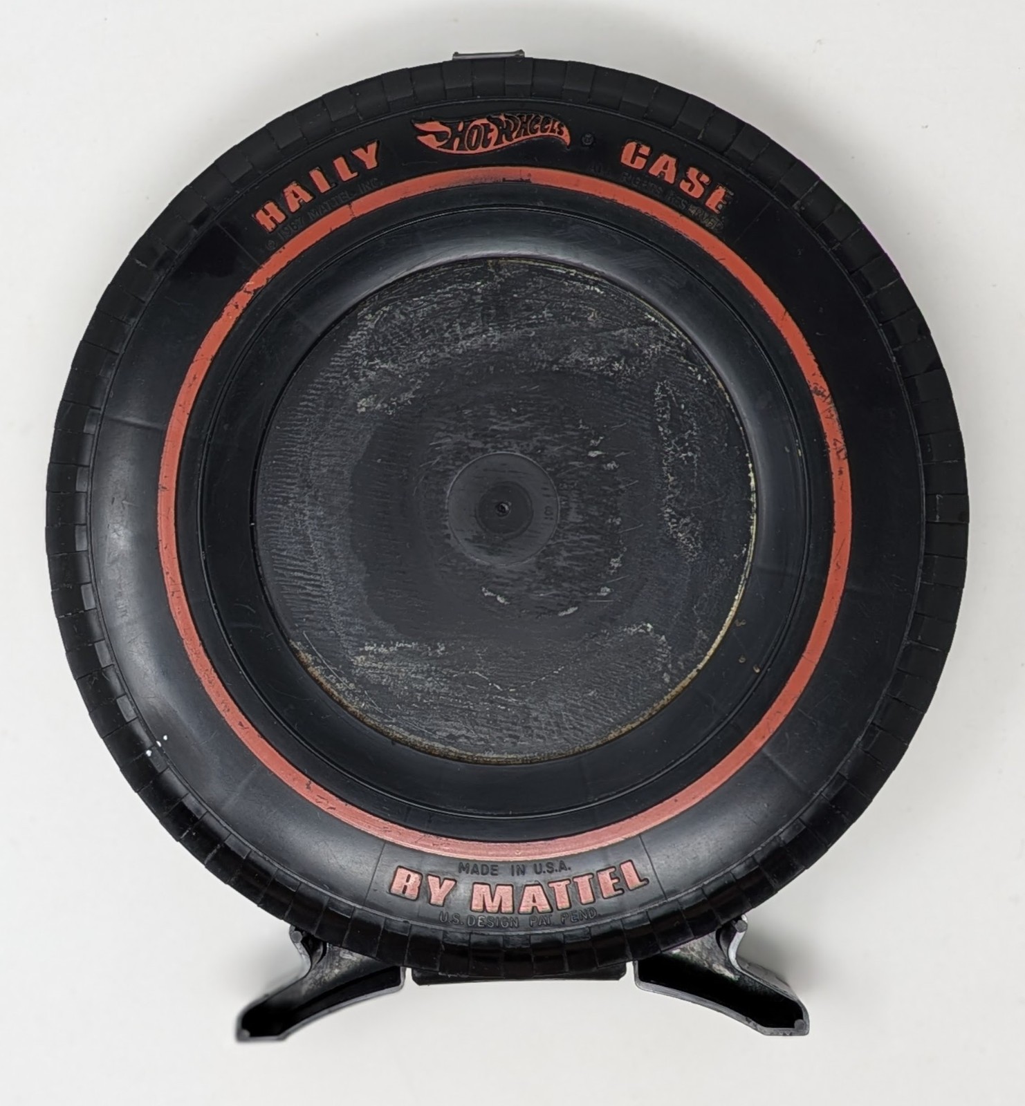 Vintage 1967 Mattel Hot Wheels Rally Case - Missing Front & Back Stickers