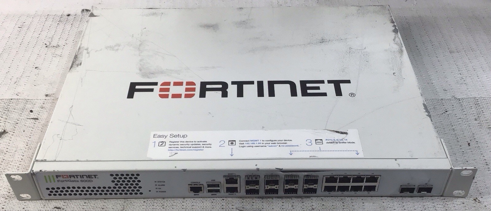 Fortinet FG-600D Network Security Firewall Appliance