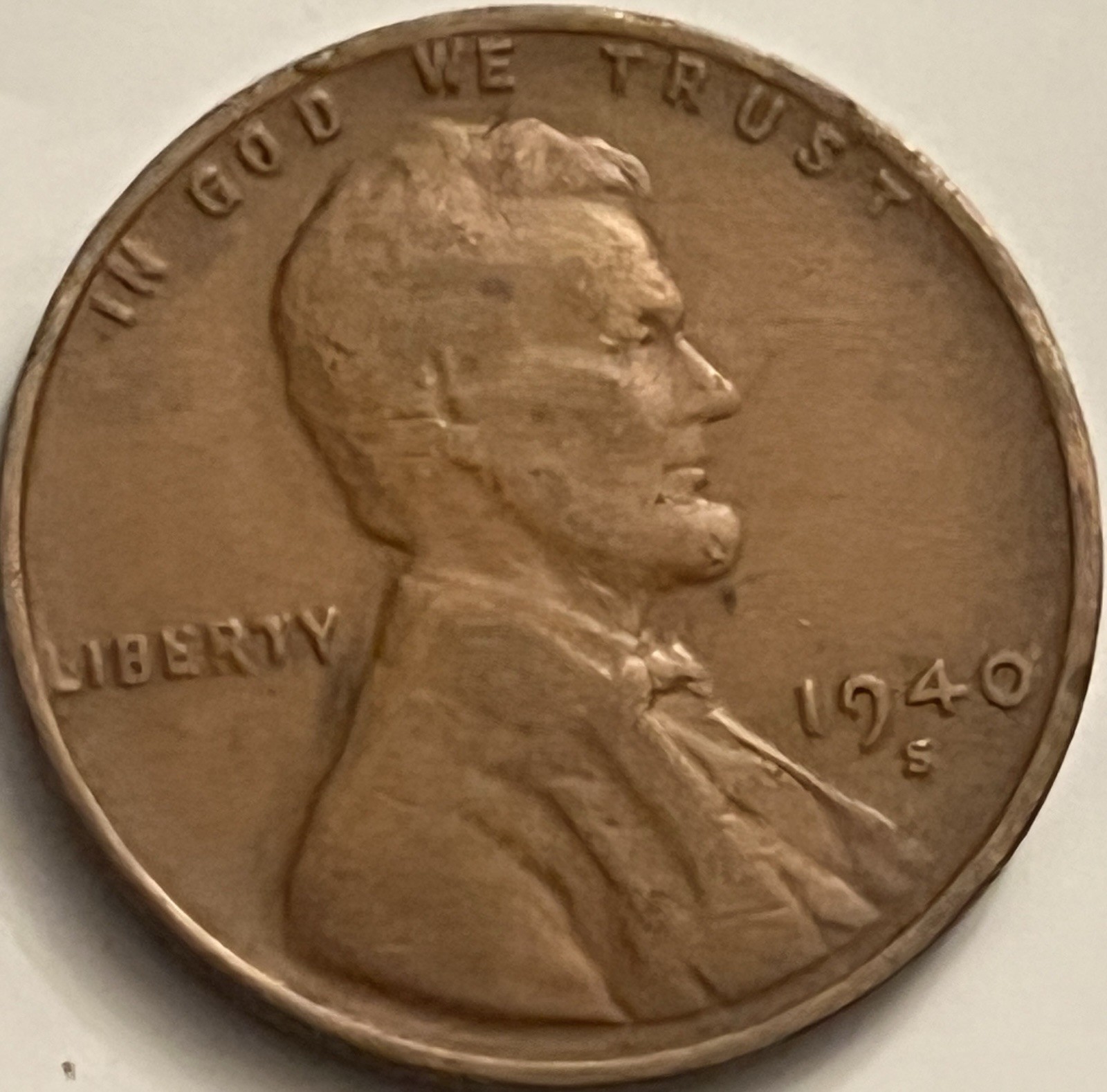1940-S Lincoln Wheat Cent — BN574