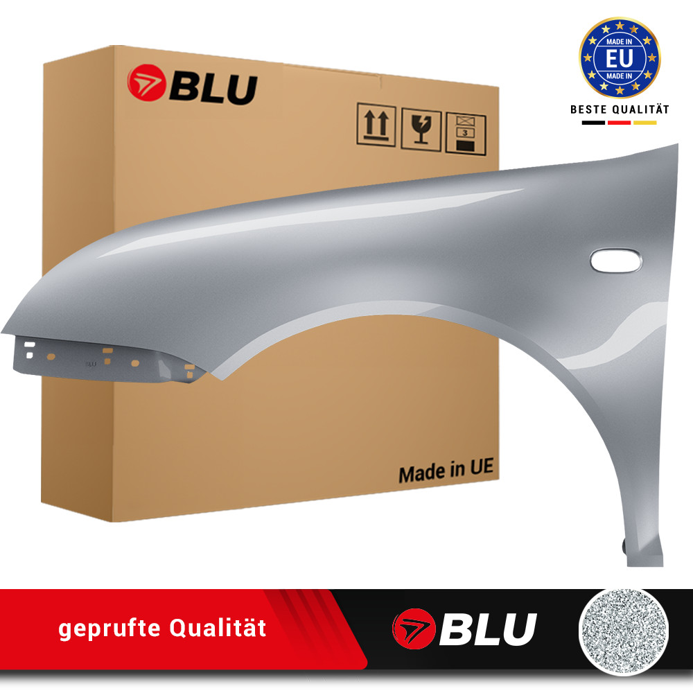 Fender for VW Bora LA7W left silver 98-05 front painted new 1J