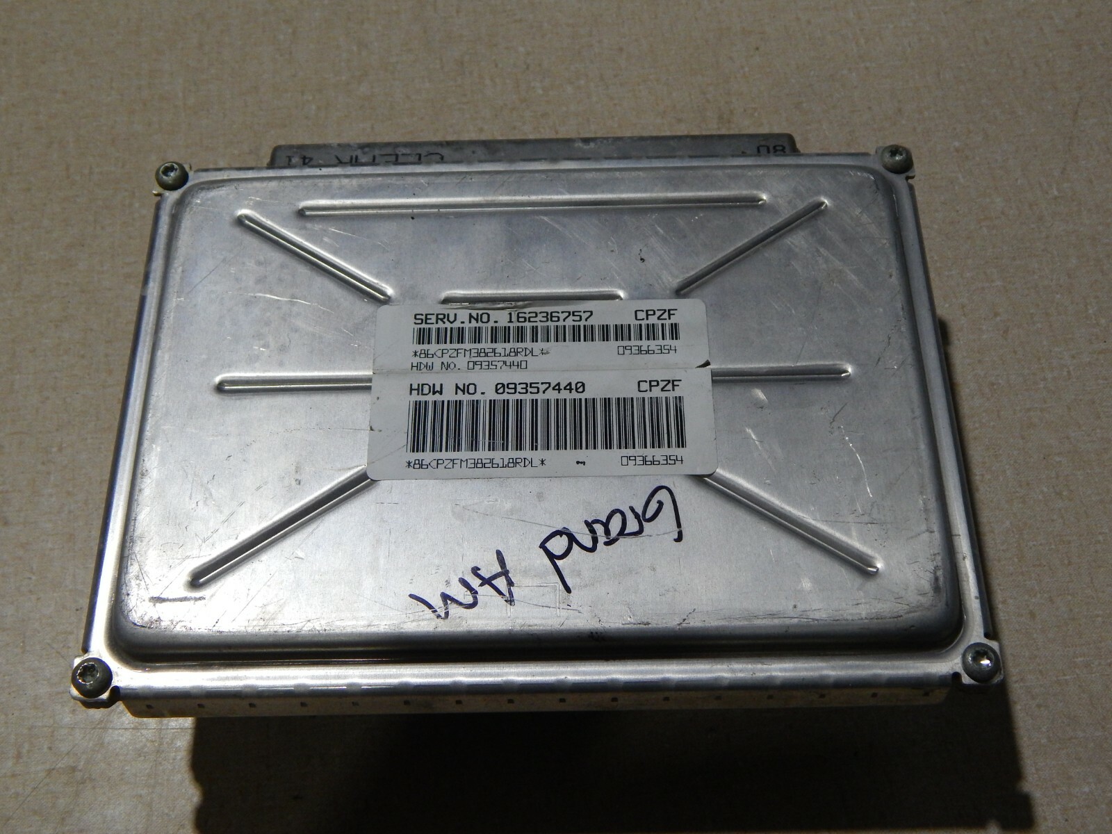 Pontiac Grand Am Engine Control Module Computer Factory OEM 16236757
