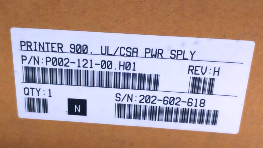 Verifone Printer 900 S/N:202-602-618