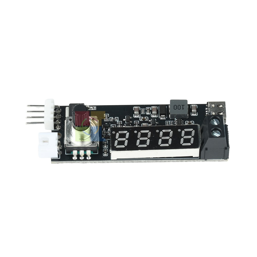 5V 12V 5A 4-Wire PWM Fan Speed Control Module Smart Temperature Control +Display