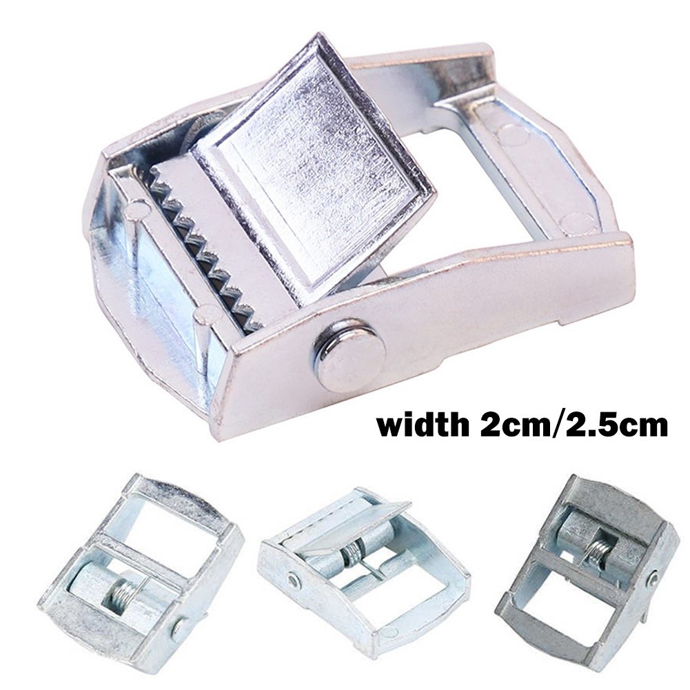 Snap Tightener Buckle Ratchet Straps Silver Zinc Alloy Zinc Alloy Buckle