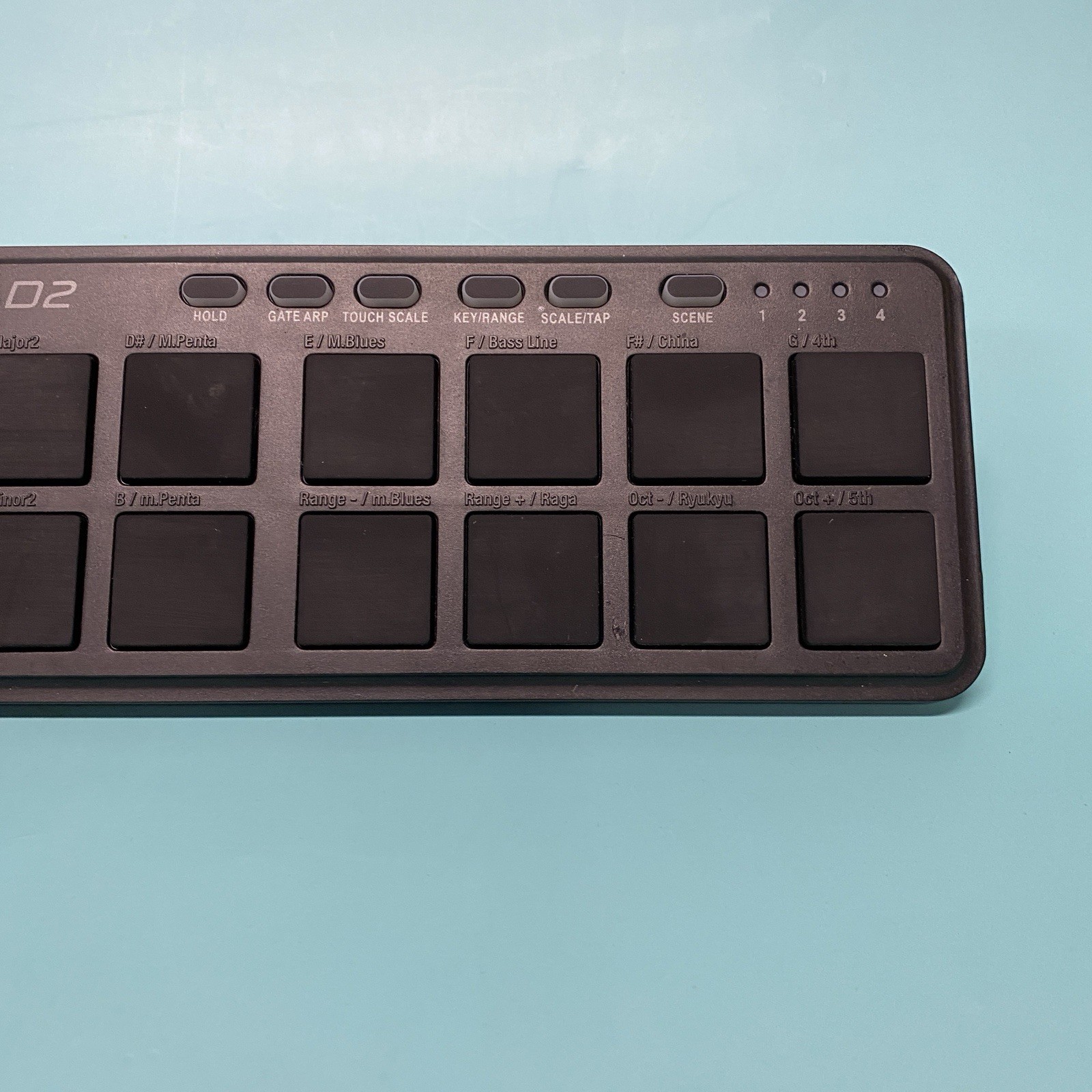 KORG nanoPAD2 Slim-Line USB Drum Pad Controller Black No Cord. A9