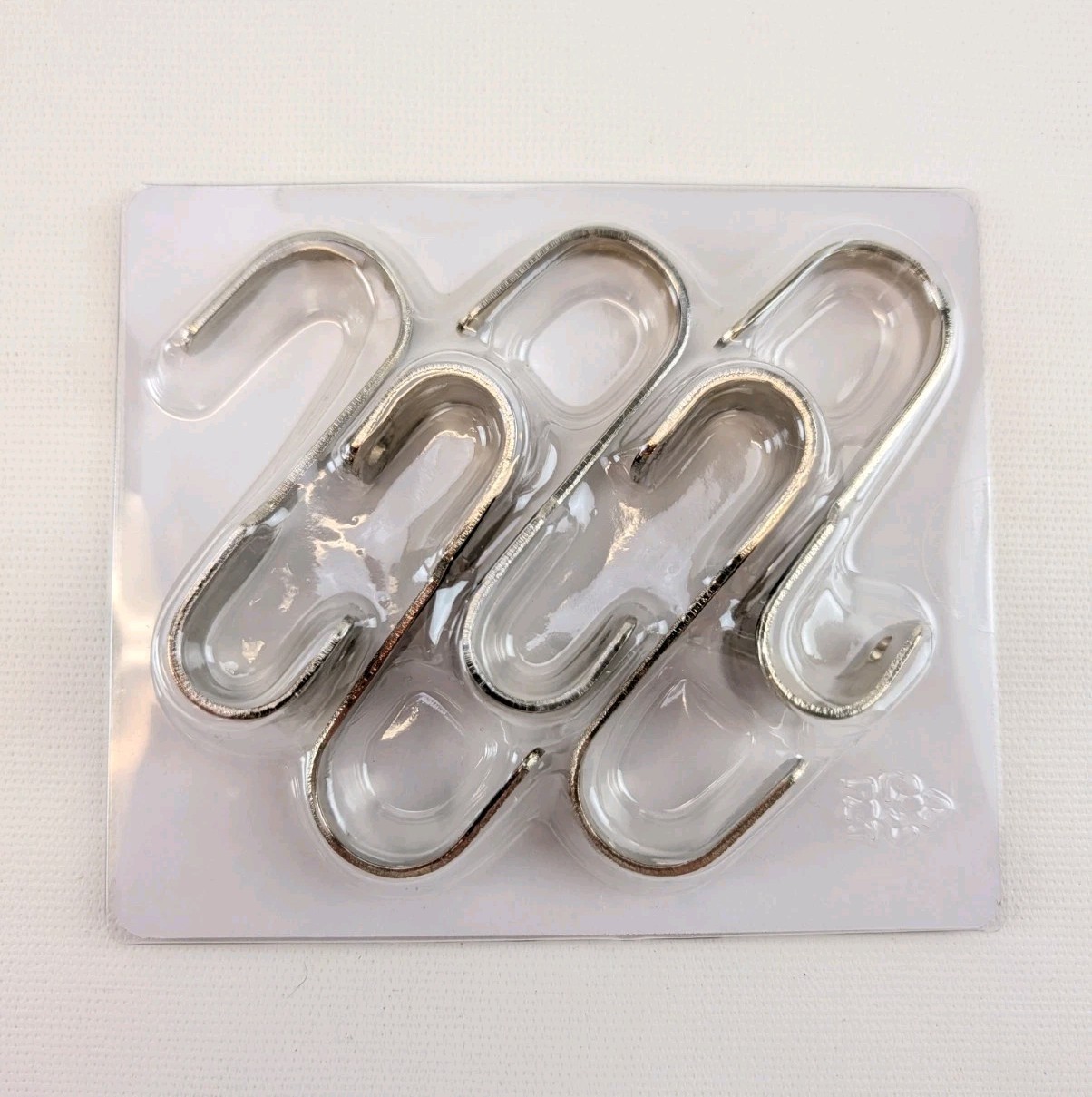 Ikea HULTARP 5 Hooks SET for Kitchen Bath Rail Rod Steel Nickel Plated New