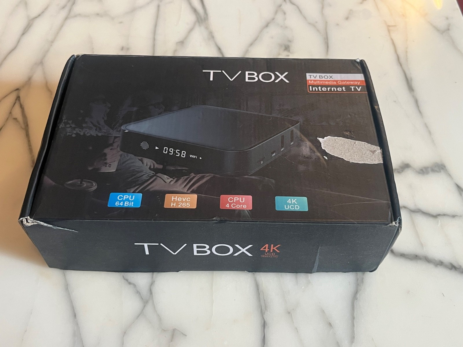 T95m Android 4K TV Box W/ Remote And Manual Used In Box Z1