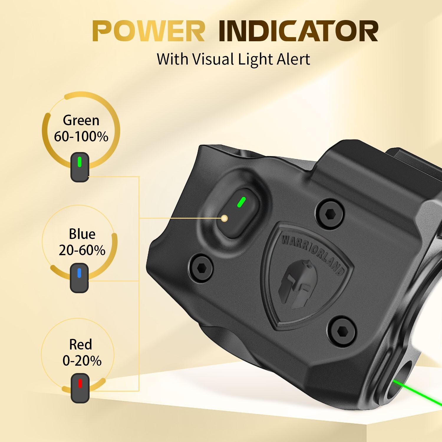 TSG Compact Flashlight & Green Laser Sight Fits Taurus G2C/G3C/G2 PT111/PT140