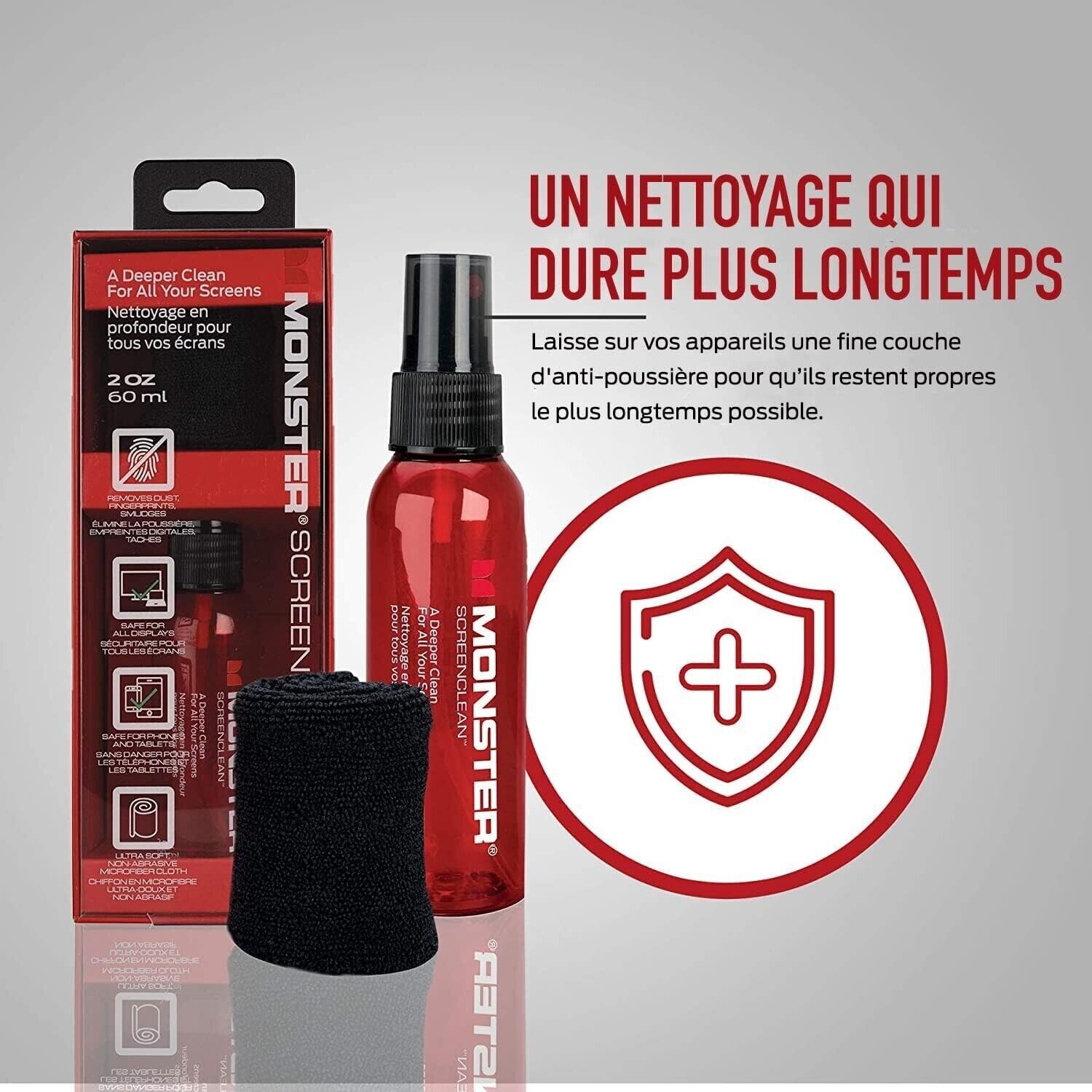 Monster Spray Electronic Device Screen Cleaner Kit (2 oz.)