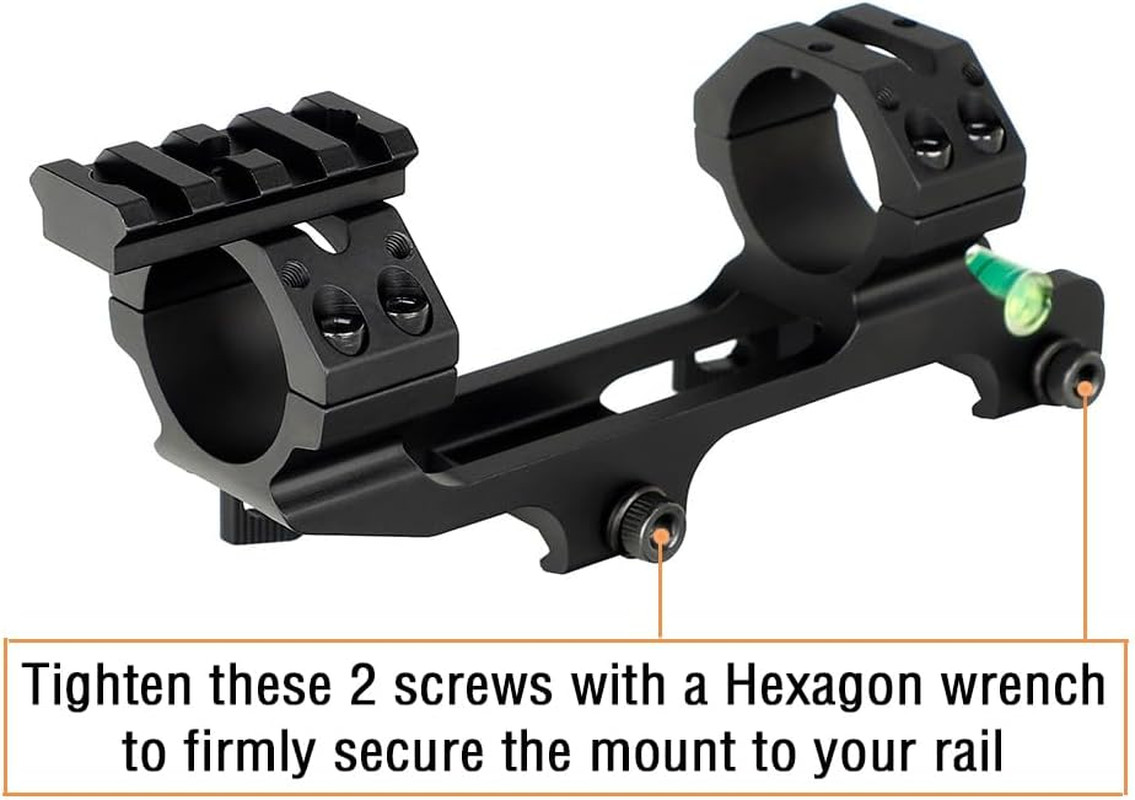 Scope Mount 1 inch 30mm Picatinny Scope Mounts Rings QD Quick Release with Scope