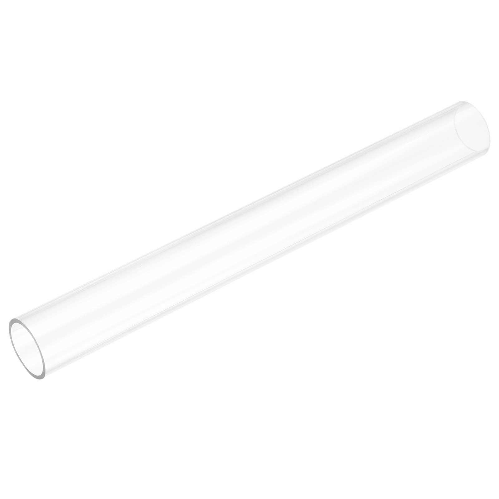 Rigid Round Clear Tubing 26mm ID x 28mm OD x 250mm Length Plastic Tube