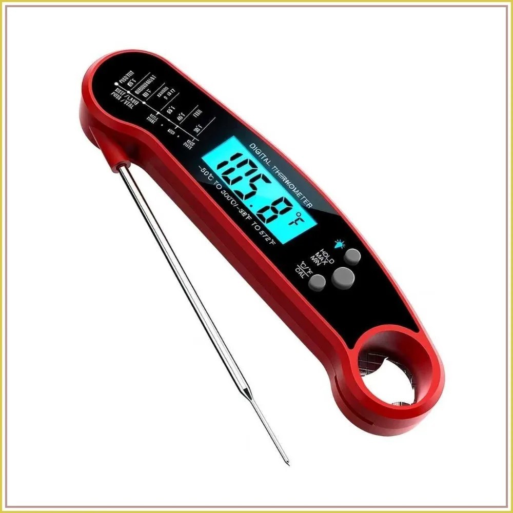 Digital Instant Read Meat Thermometer Waterproof BBQ Grill Kitchen Food Probe