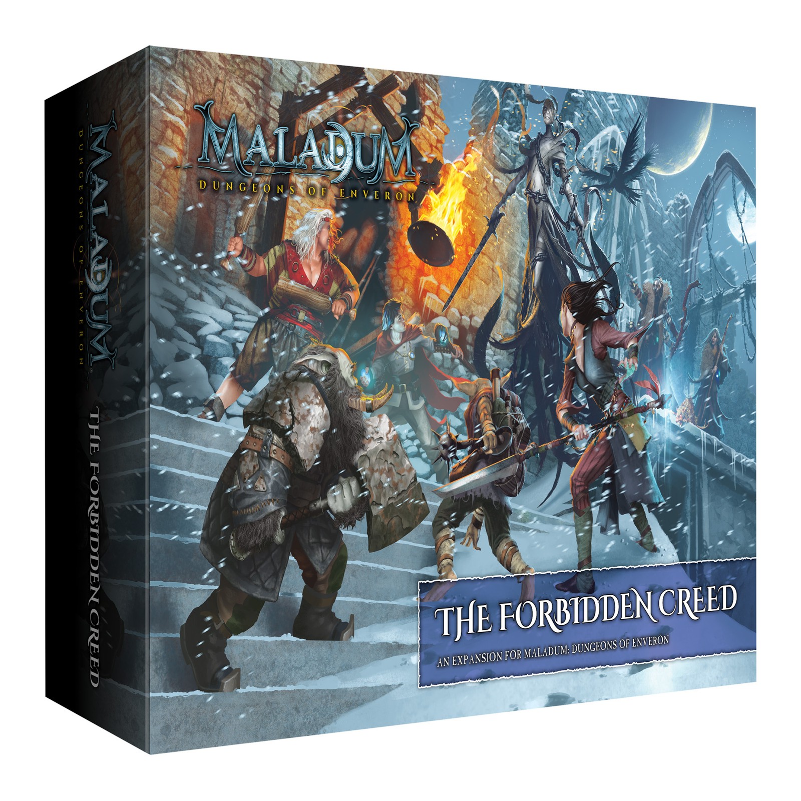 Maladum The Forbidden Creed Expansion - Dungeon Crawler D&D DND HeroQuest YHP