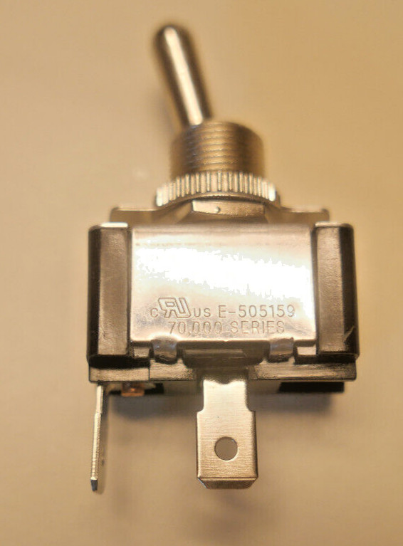 Pollak Medium-Duty Toggle Switch 12VDC SPST On-Off - 34-571Q same as 55014 CH