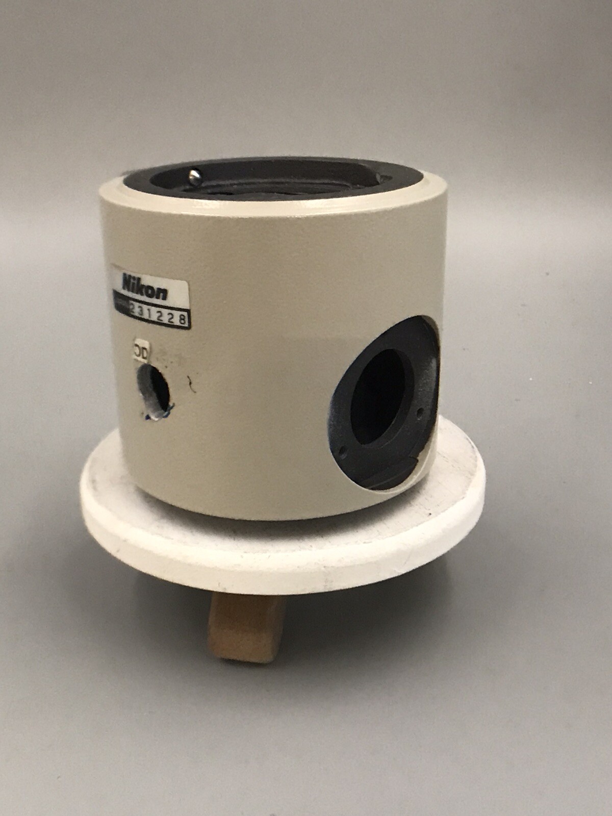 Nikon Labophot Microscope Under-Head Adapter 231228 – OEM Part, Clean, Tested
