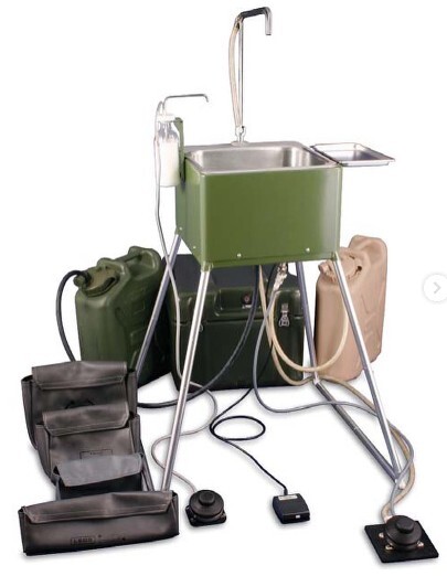 Field Sinks, Field Hospital, Overland, Camping, Disaster, Aseptico ADU-40CF