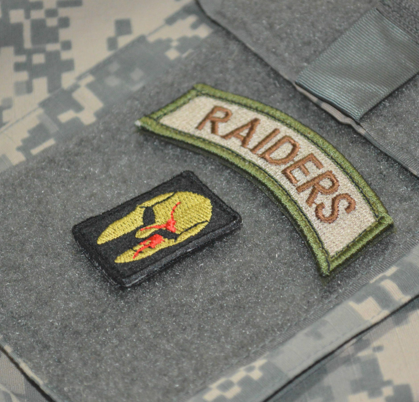 CJSOTF-A AFGHANISTAN MARSOC FORCE RECON ODA vêlkrö 2-PC: 2" MOLON LABE + RAIDERS