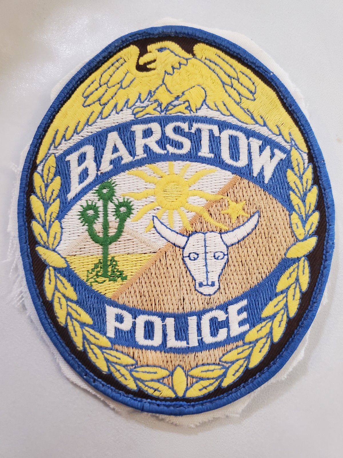 Obsolete Barstow Police Department patch California