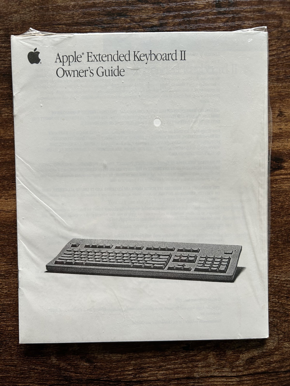 UNOPENED Apple Extended Keyboard II Owner's Guide