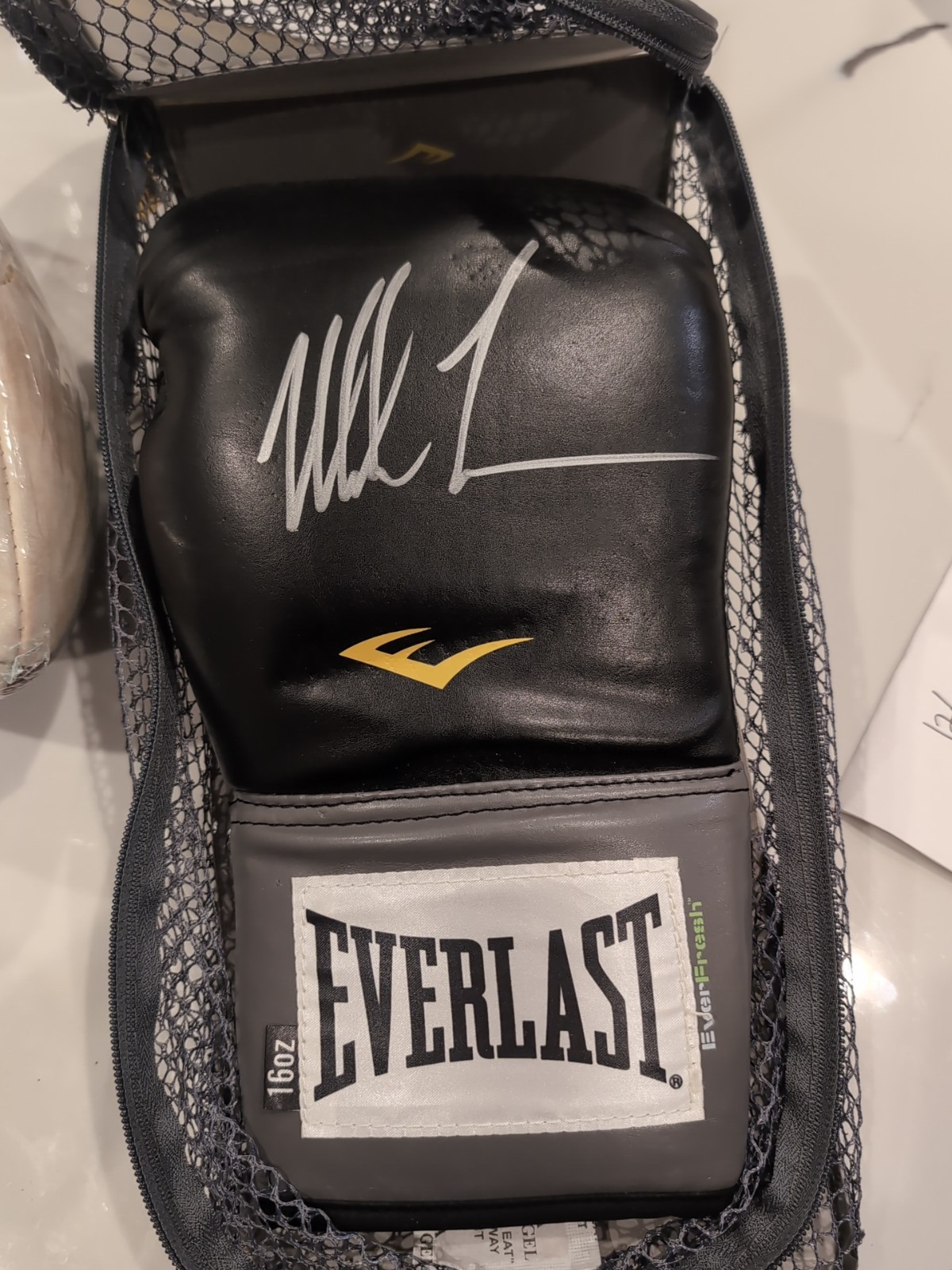 Mike Tyson Signed Everlast Boxing Glove