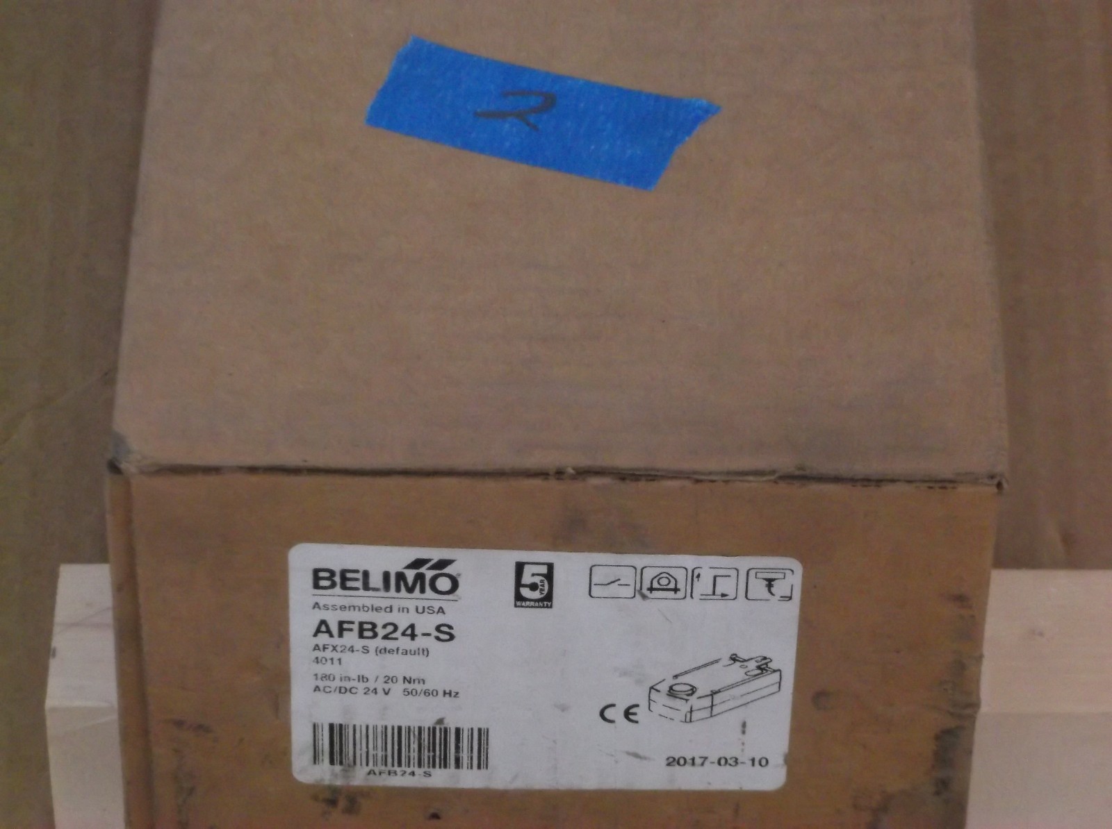 Belimo AFB24-S Spring Return Actuator 24 V AC/DC NEW