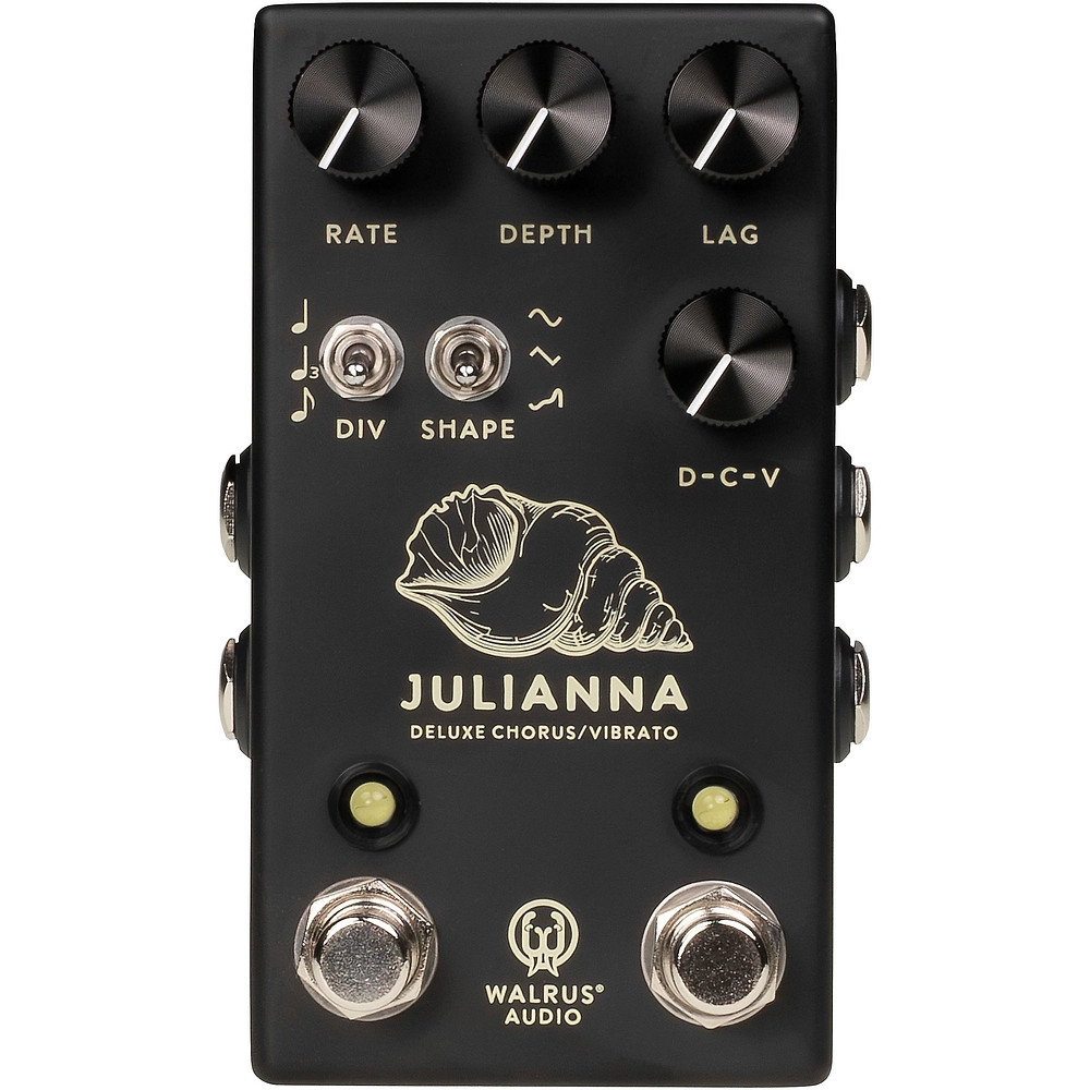 Walrus Audio Minimal Julianna Stereo Analog ChorusVibrato Pedal  Black LN