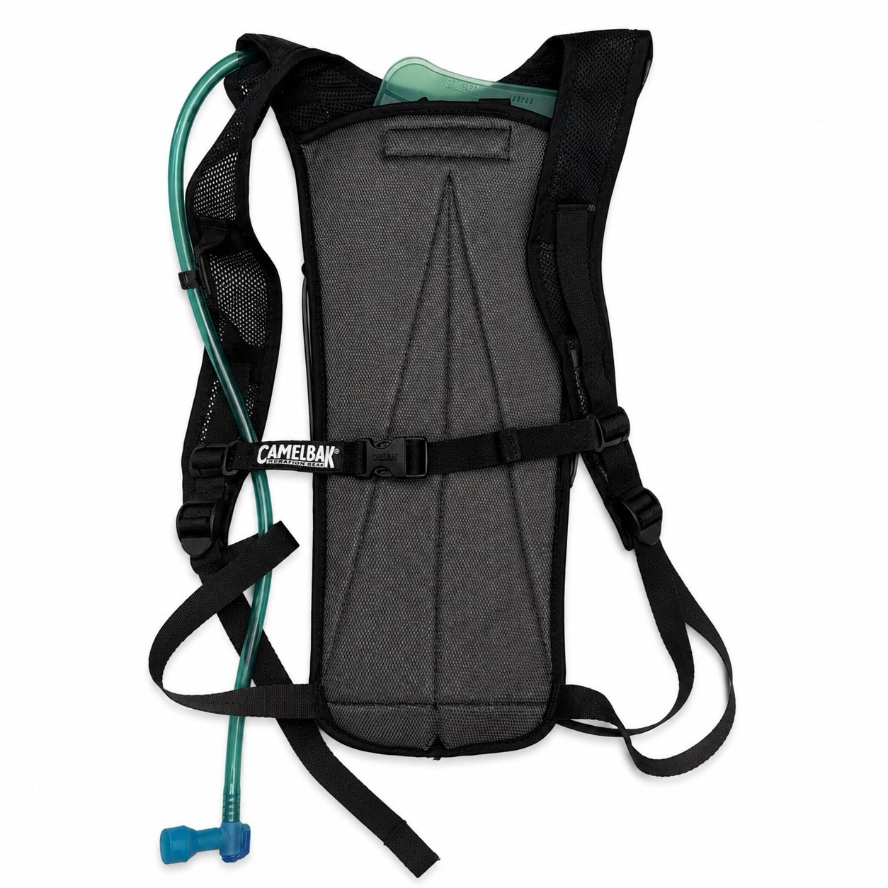 Camelback Classic Hydroback Hydration Hiking Backpack 70 oz Capacity Gray Blk