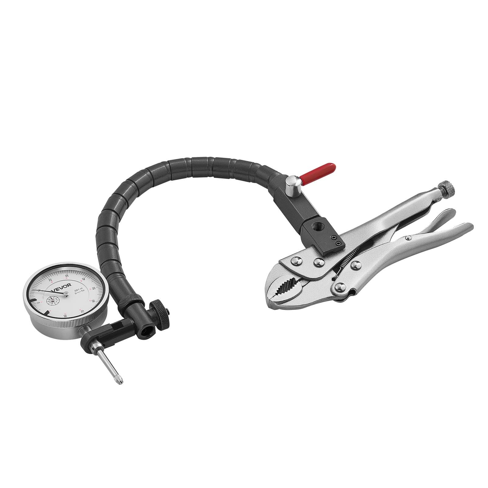 VEVOR Dial Test Indicator Flexible Arm Locking Pliers 0.001in Accuracy 0-1 Range