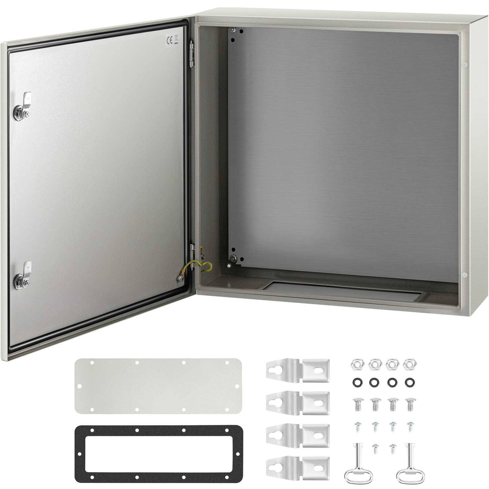 VEVOR Steel Electrical Box Electrical Enclosure Box 24x24x8" Carbon Steel IP65