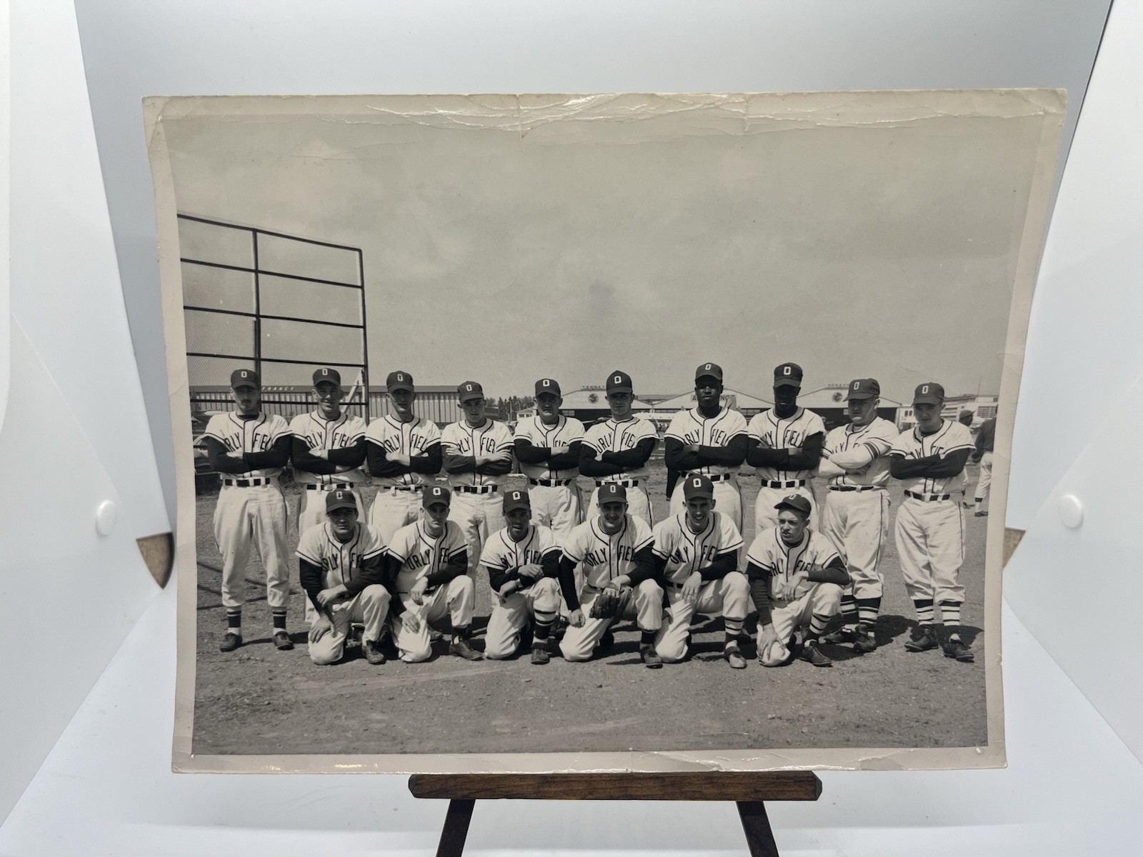 Orly Field Integrated Baseball Photo United States Air Force France 1950’s Rare!