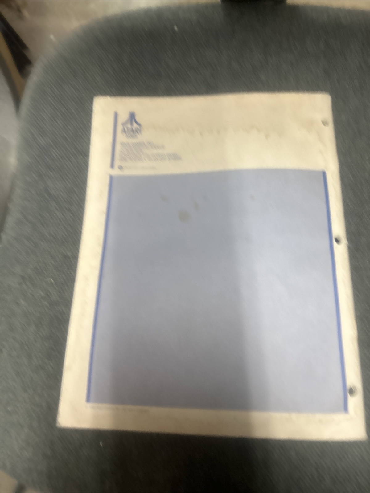Atari ATARI SYSTEM I Operators Manual- good used original