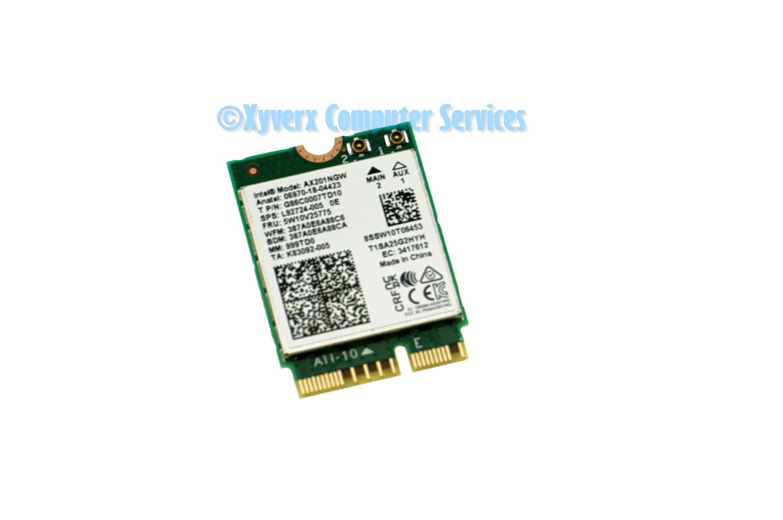 SW10T06453 AX201NGW OEM LENOVO WIRELESS CARD BLUETOOTH FLEX 5 14IAU7 82R7 (CB71)