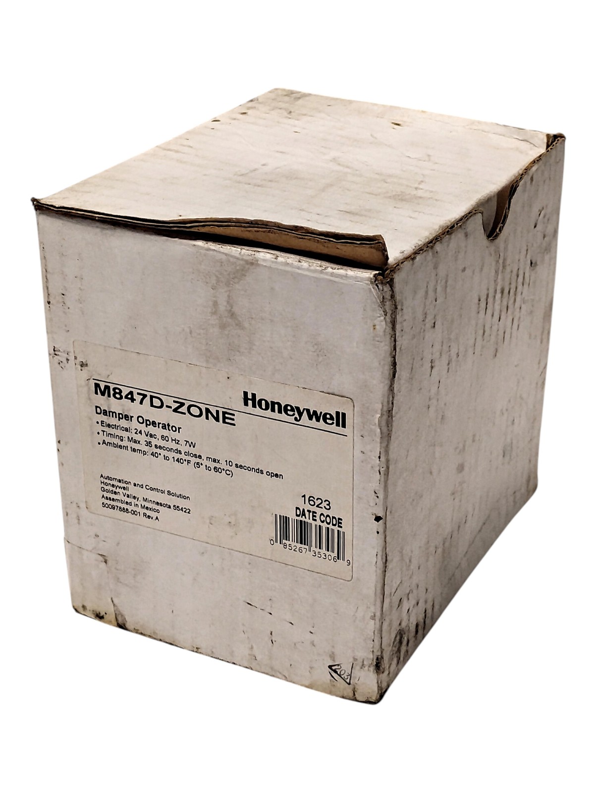 Honeywell M847D-ZONE 24 V AC Spring Return Damper Actuator