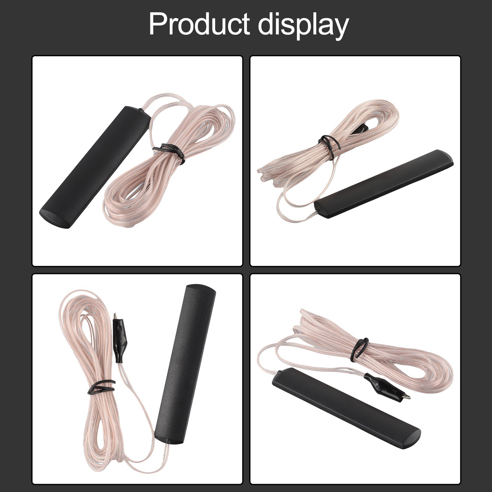 Radio Antenna Antenna Indoor Outdoor 11.5*2.2*0.6cm 85-112MHz Clip