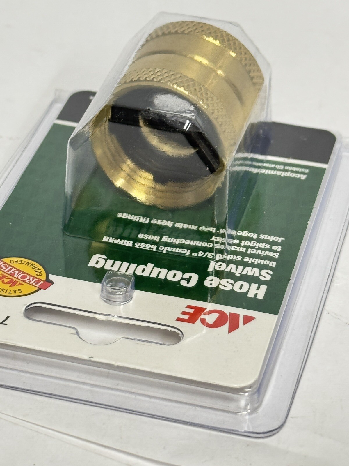 3/4" x 3/4" Female Garden Hose Swivel Brass Coupling (Union) Fitting