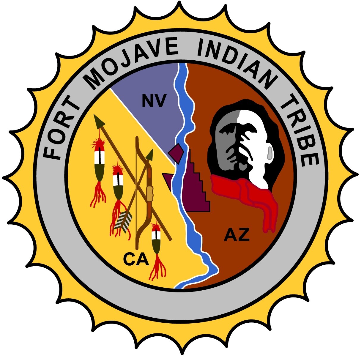 Fort Mojave Indian Tribe 4" Decal
