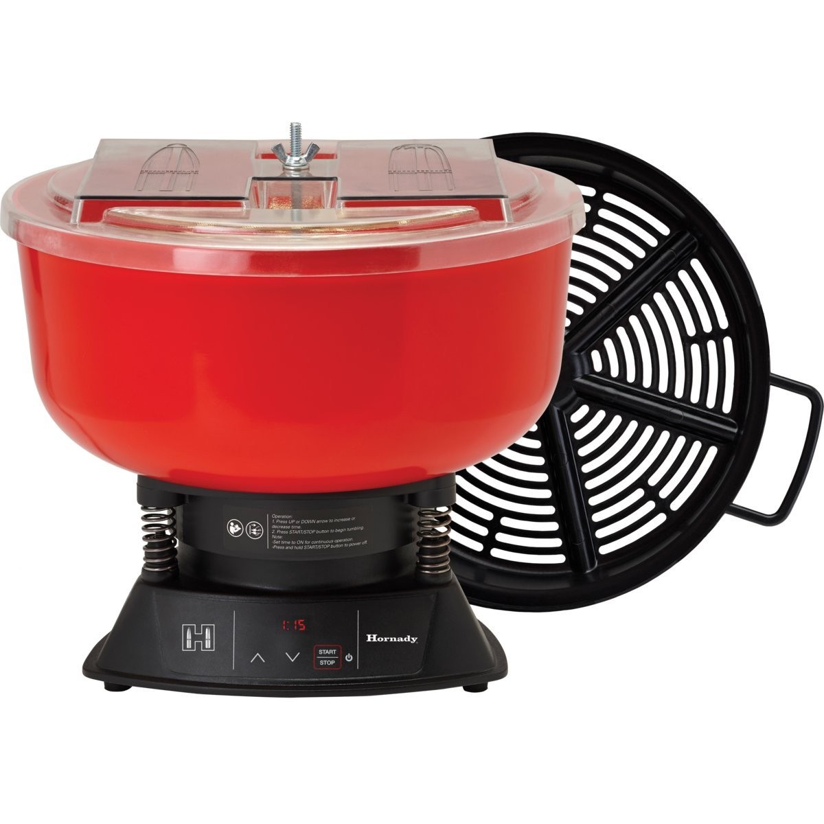 Hornady Magnum Digital Vibratory Tumbler Clean & Polish Red Multicaliber 050240