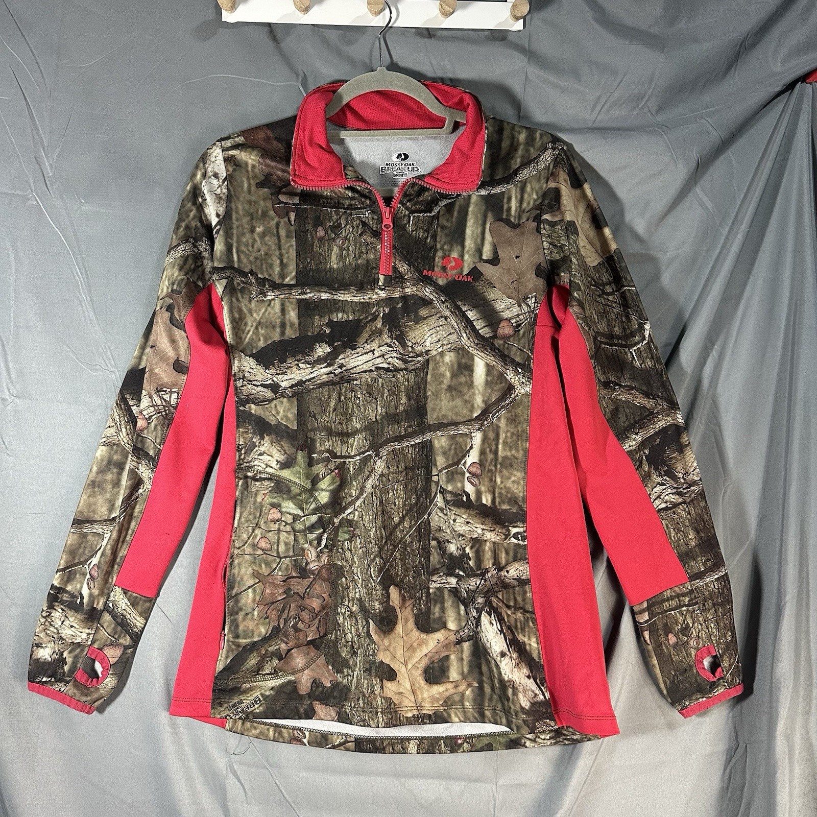 Mossy Oak Break-Up Infinity Women's Size L Camouflage Quarter Zip Jacket