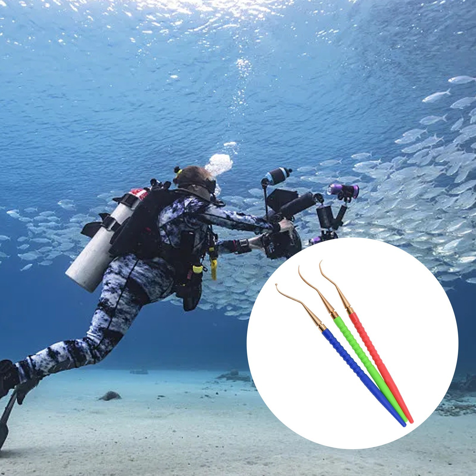 O Ring Removal Essentials Lightweight Tool Kit for Divers and Snorkelers