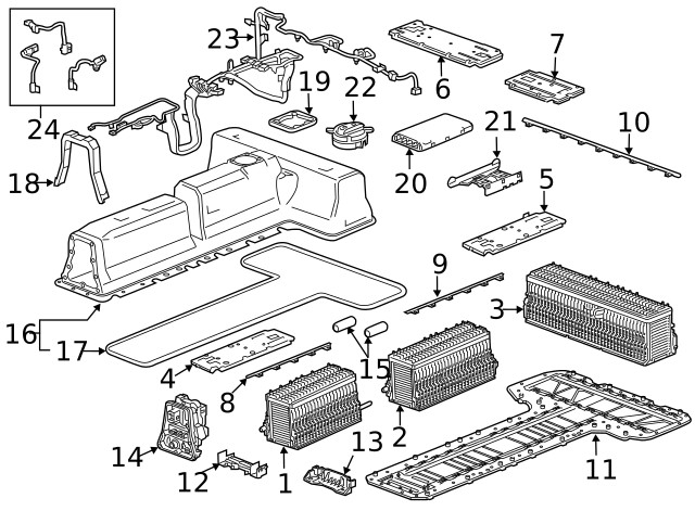 Genuine GM Battery Insulator 23120475