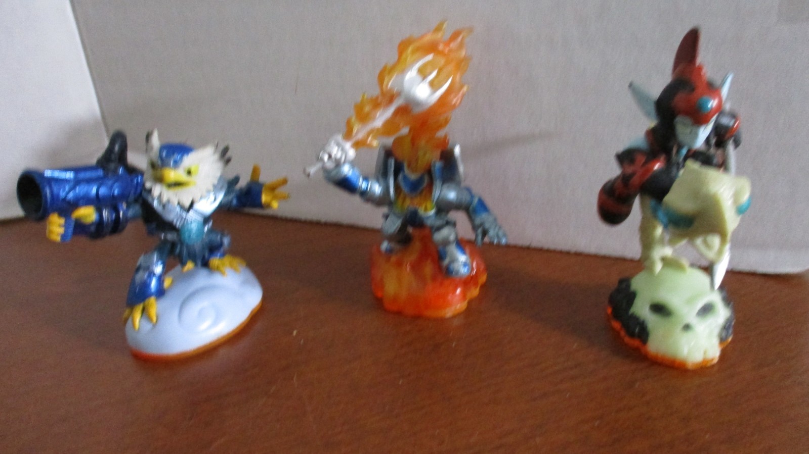 SKYLANDERS 2012 Orange Base Set of 3 JET VAC, IGNITOR, FRIGHT RIDER