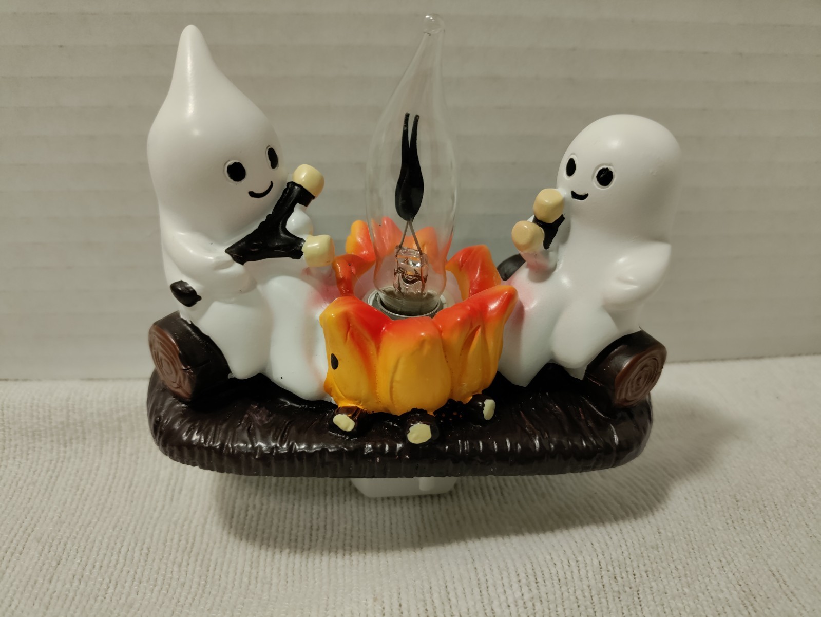 Ghost Night Light Campfire Roasting Marshmallows Flicking Fire Nightlight