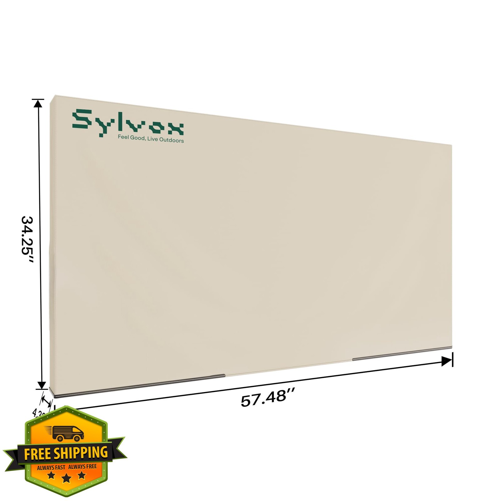 Sylvox 60-65" Outdoor TV Cover 600D Oxford Waterproof Dustproof